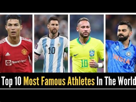 TOP 10 MOST FAMOUS ATHLETES IN THE WORLD. 🌍 - oggsync.com