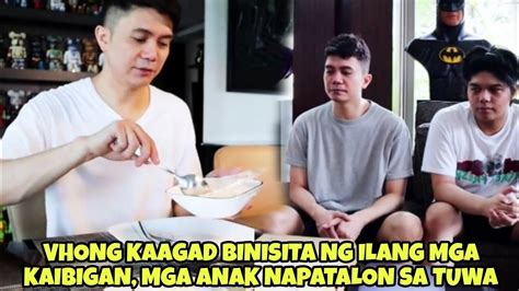 Vhong Navarro Binisita Na Ng Ilang Kaibigan Mga Anak Nagtatalon Sa