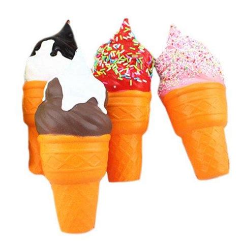 Jumbo Slow Rise Ice Cream Cone Squishy Squishyshopca