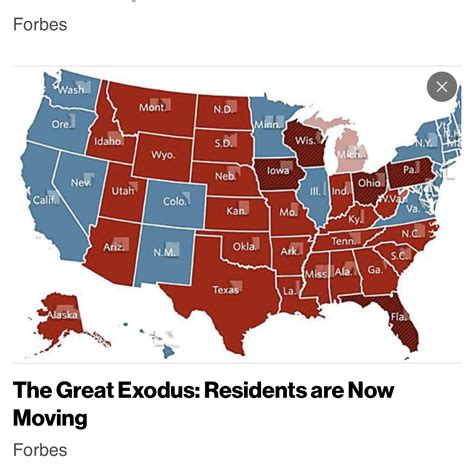 Blue State Exodus Red States Bask In The Sunshine The New Boston Tea Party