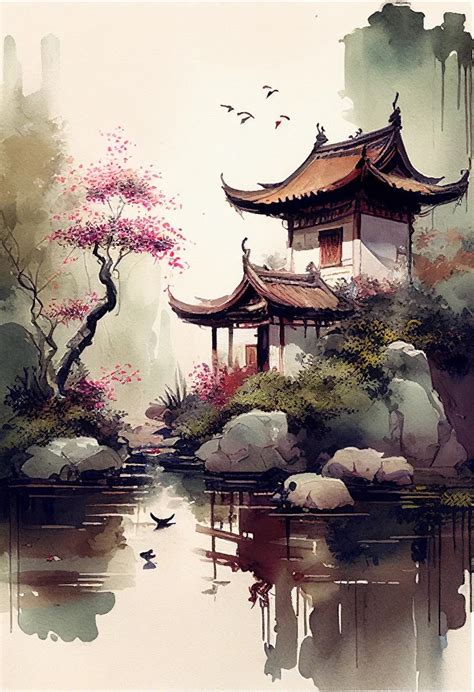 Watercolor Painting Painting Art Projects Chinese Art Painting