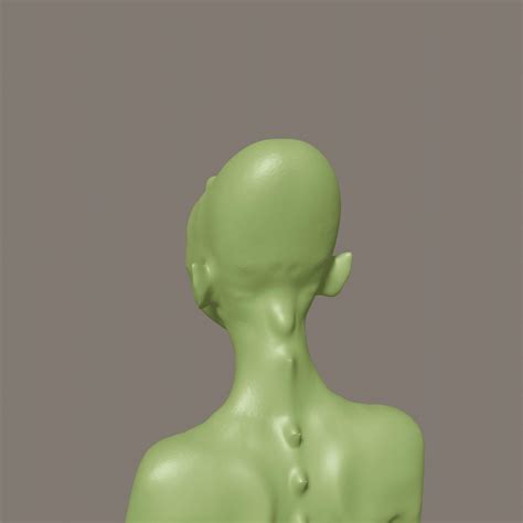 Female Alien Character - 3D Model by japanzanuda