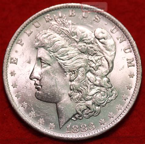 Uncirculated 1883 O Silver Morgan Dollar S H