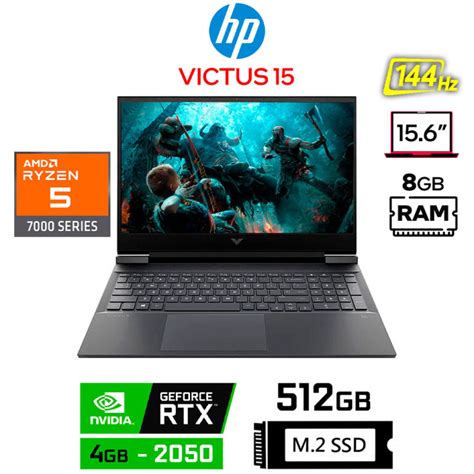 HP Victus 15 FB Gaming 15 6 FHD 144Hz Ryzen 5 7535HS 4GB RTX2050