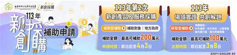 經濟部中小及新創企業署新創採購首頁