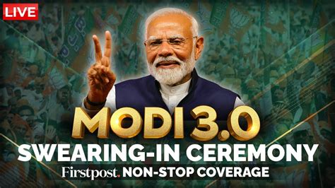 Pm Modi Swearing In Ceremony Live Pm Modi Takes Oath For Third Term At