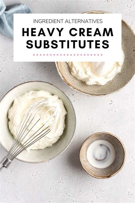 10 Best Heavy Cream Substitutes [Easy Ingredient Alternatives] - TheEatDown