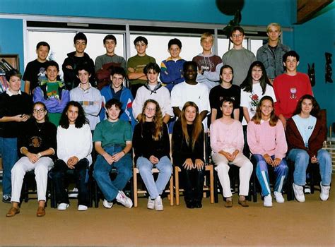 Photo de classe 3ème D 1991 92 de 1992 Collège George Sand Copains