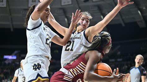 Notre Dame Womens Basketball Blows Out Boston College Final Score