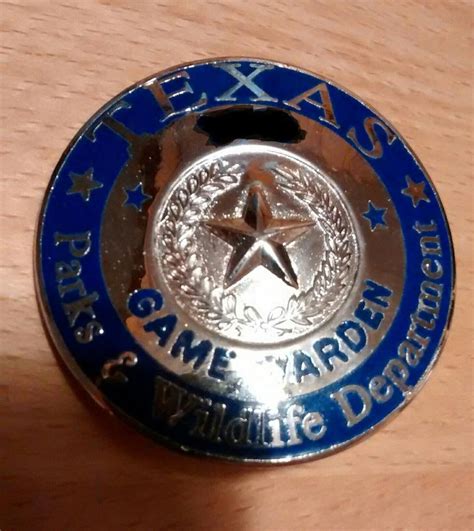 Texas Game Warden Badge, Parks and Wildlife, Hunting, Fishing, Fish, Game | #1842200011