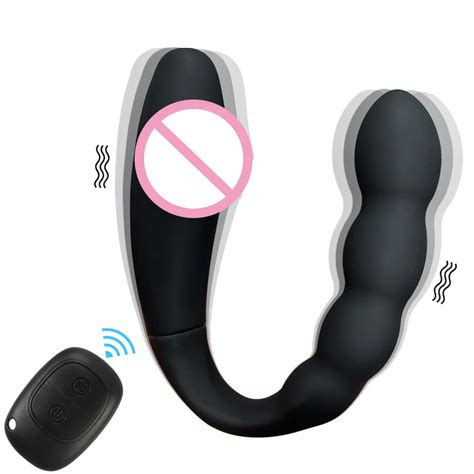Wireless Control U Shaped Double Headed Vibrators For Women G Spot Vagina Clit Anal Remote Dildo