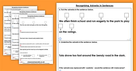 Adverbs Of Sequence Worksheet