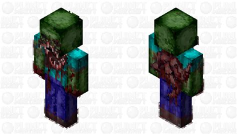 Upgraded Blood Gore Zombie Minecraft Skin