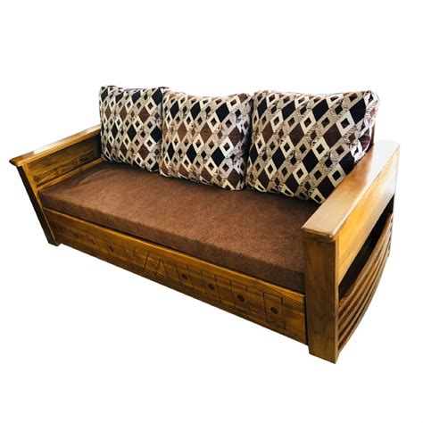 Seater Rectangular Teak Wooden Sofa At Rs Piece Wooden Sofa