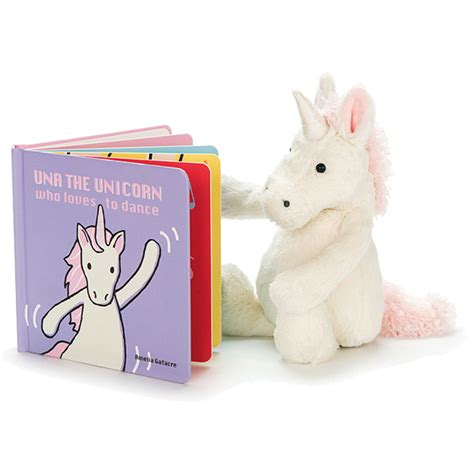 Jellycat Una The Unicorn Who Loves To Dance Board Book Uk