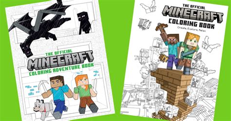 Minecraft Coloring Books Exist So Your Little Creeper Can Create A Work ...