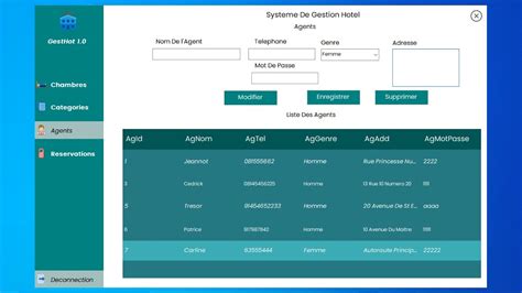 Comment Créer Une Application de Gestion d un Hotel avec C Net et SQL