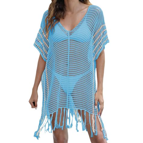 Himmake Beach Coverups For Women 2024 Plus Size Swim Summer Dresses For