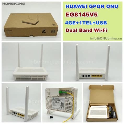 Dual Band Wifi Ac Onu Ont Huawei Echolife Gpon Xpon Eg8145v5 Ftth 1ge