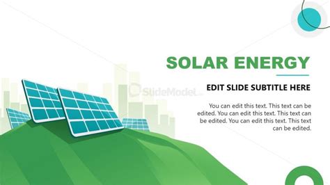 Solar Energy Creative Illustration Slide Slidemodel