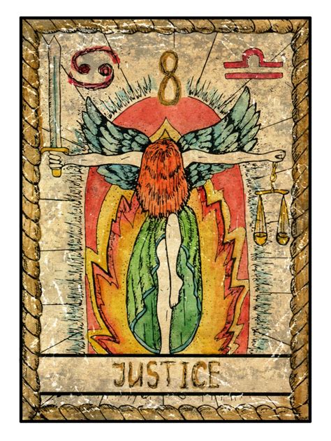 Tarot De Marsella Qu Significa La Carta De La Justicia