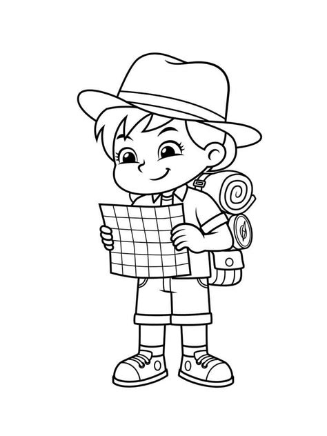 Cub Scout Coloring Page Free Printable