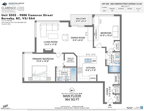 3002 9888 Cameron Street, Burnaby - HD Photos & Floor Plan - SOLD by