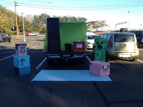 Minecraft Trunk Or Treat Trunk Or Treat Halloween 2019 Halloween Party