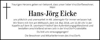 Traueranzeigen Von Hans J Rg Eicke Trauer Kleinezeitung At