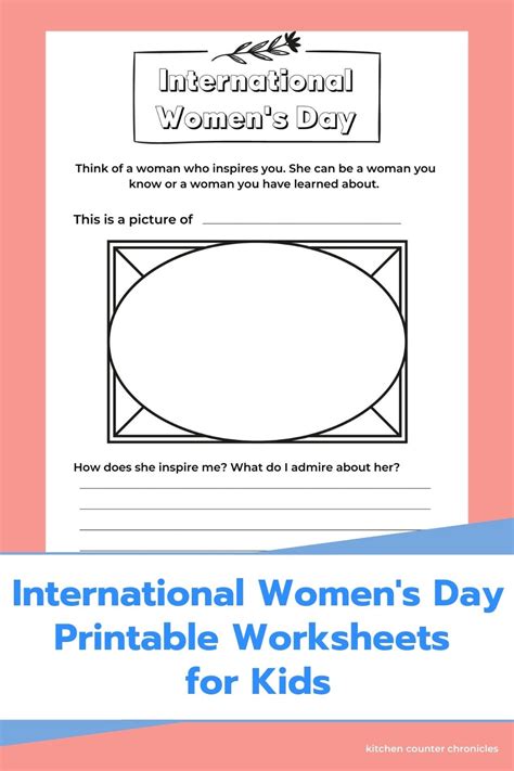 Free Printable International Women S Day Worksheet