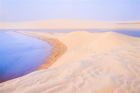 Desert at sunrise stock photo. Image of locations, curving - 157952606