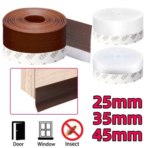 Door Bottom Seal Strip Weather Window Rubber Seal Windproof Dust 3M