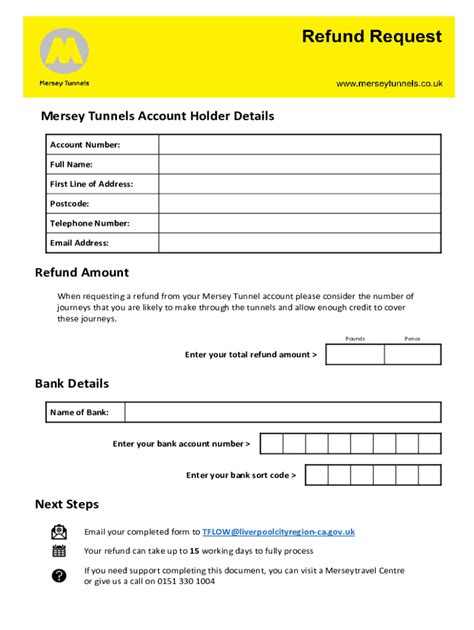 Fillable Online Application For Concessionary Travel Through The Mersey