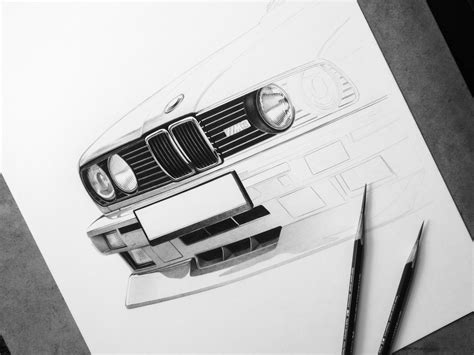 Bmw E30 M3 Drawing Progress Rautos