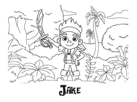 Coloriage Jake Et Les Pirates Pour Les Enfants T L Charger Et