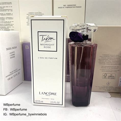 น้ำหอมแท้100 Lancome Tresor Midnight Rose Edp For Women 75 Ml Tester