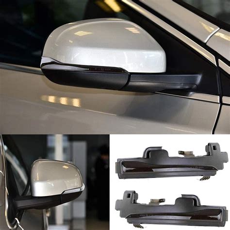 Ailead Smoked Dynamic Led Side Mirror Blinker Turn Signals Light For