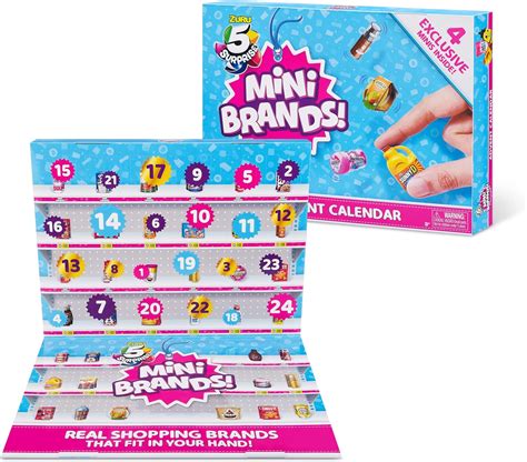 Surprise Mini Brands Advent Calendar By ZURU 24 Day Advent Calendar