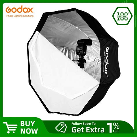 Godox Cm In Portable Octagon Softbox Umbrella Brolly Reflector For