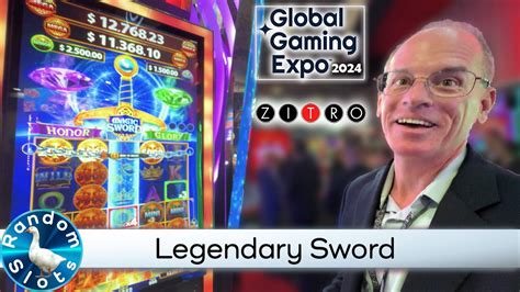 Zitro Legendary Sword Slot Machine G2E2024 YouTube