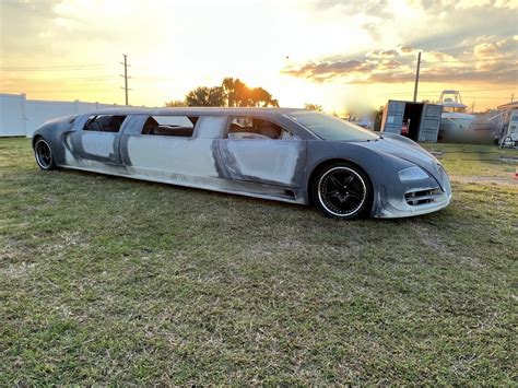 This Unfinished Lincoln Based Bugatti Veyron Limo Replica Is Listed For