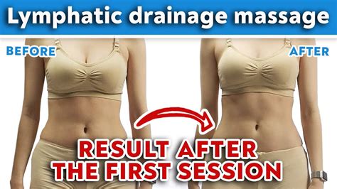 Belly Fat Melted In 20 Minutes Lymphatic Drainage Modeling Abdominal