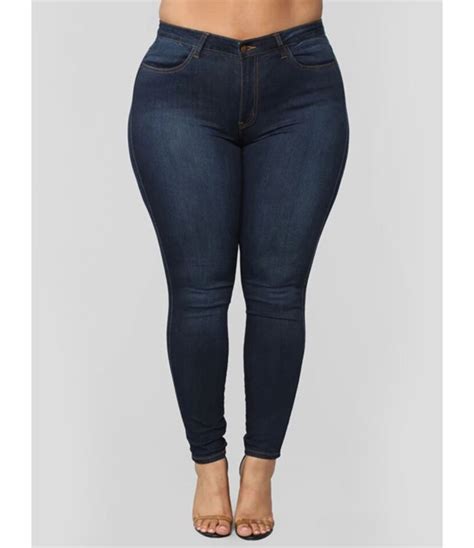 Plus Size High Stretch Skinny Jeans