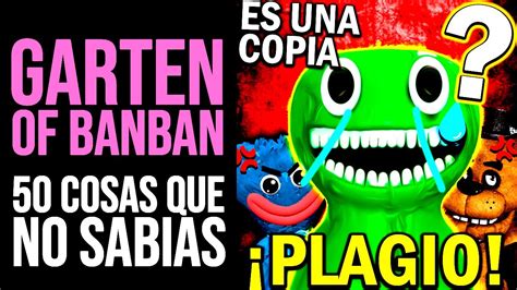 Garten Of Banban Cosas Que No Sab As Curiosidades Youtube