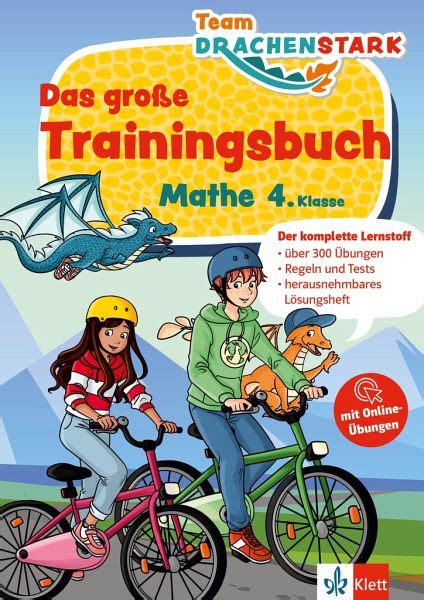 Klett Team Drachenstark Das große Trainingsbuch Mathe 4 Klasse