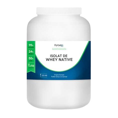 Isolat De Whey Native Format En Poudre Kg Sant Osseuse Sport Et