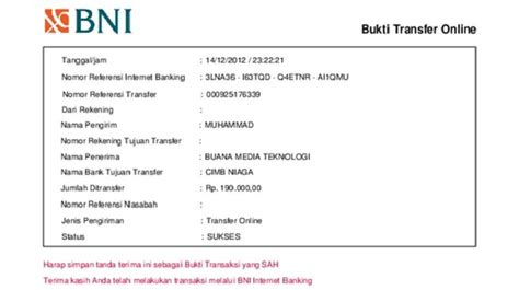 Nomor Referensi Bni Definisi Fungsi Contoh Dan Cara Mendapatkannya