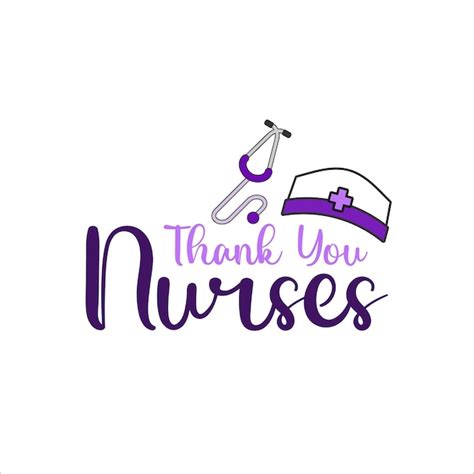 Premium Vector Thank You Nurses Vector Design