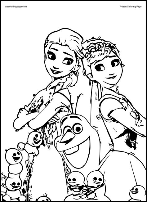 Frozen 2 Elsa And Anna Coloring Pages