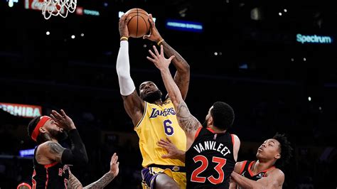 Raptors Lakers Raptors Vs Lakers Final Score And Highlights